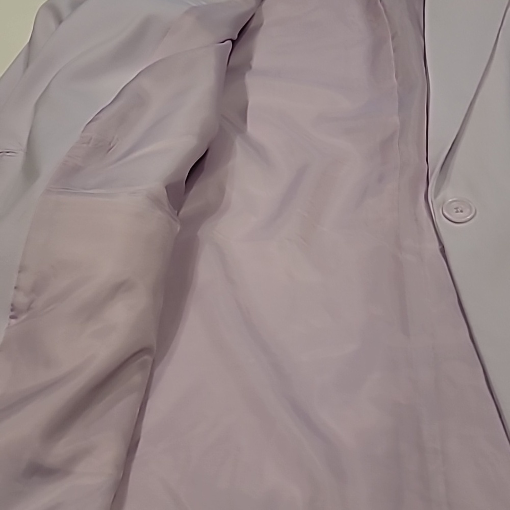 wild fable Single-Button Long Blazer Pastel Lilac Large - Picture 9 of 15